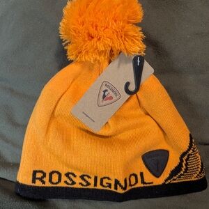 Rossignol Kids Boys Girls Orange Beanie NWT
